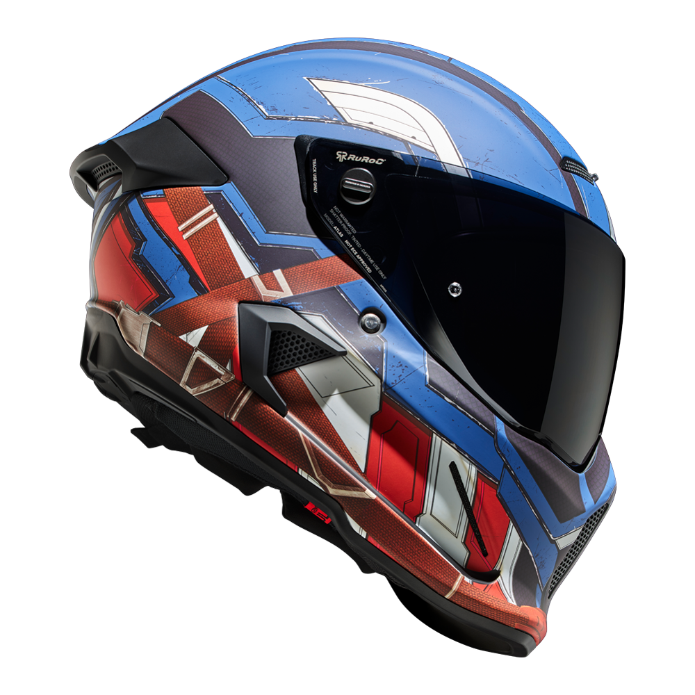 captain america motorcycle helmet Ruroc AT4.0 Marvel's Captain America