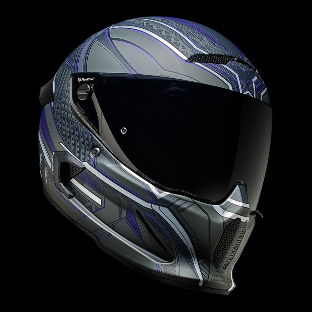 black panther motorcycle helmets Helmet Visor Sticker Extended rear coverage on this 3D Black Panther child helmet ensures that your little hero is ready for the bike trails or skate park HJC Helmets - RPHA 70