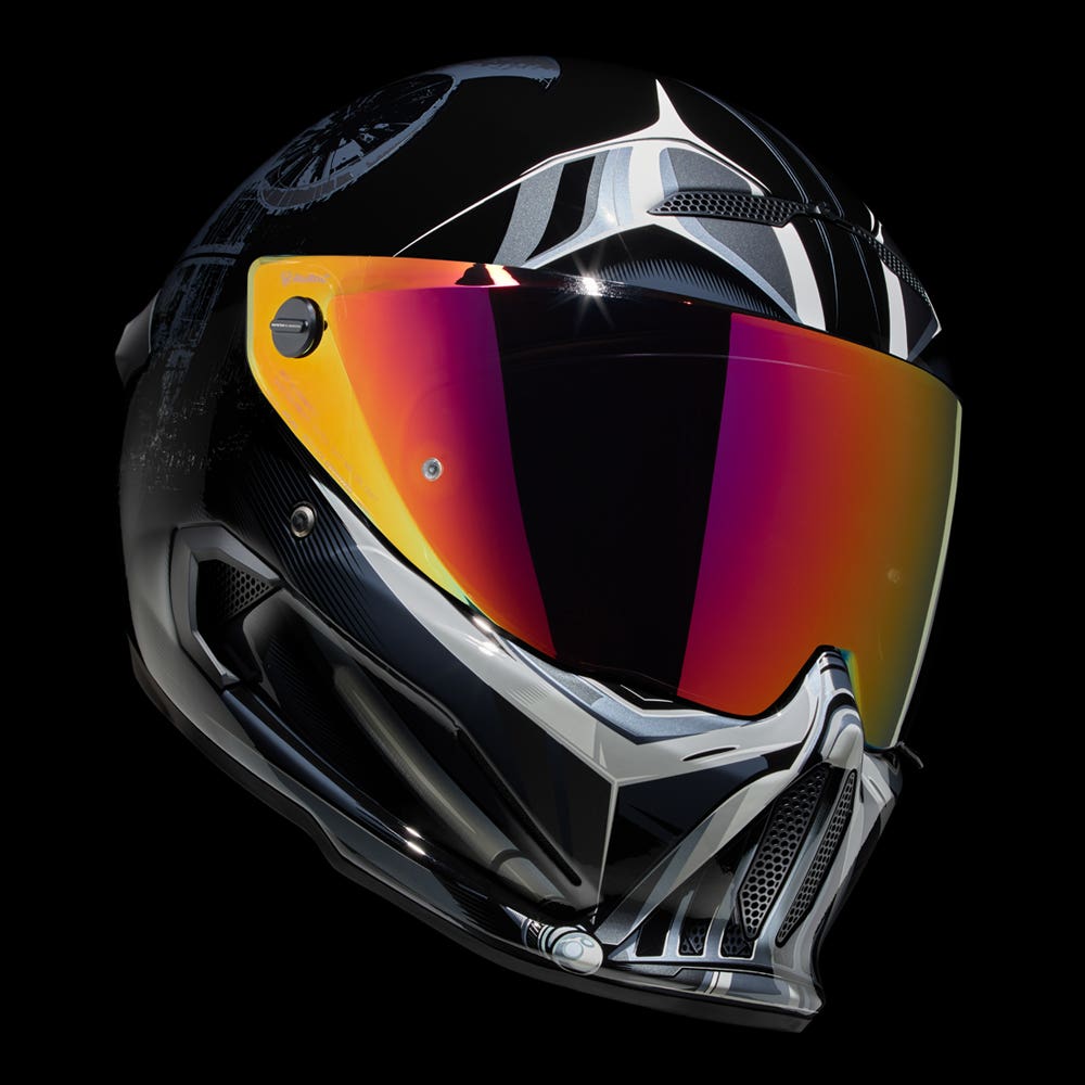 darth vader motorcycle helmets Ruroc AT4.0 CARBON Darth Vader