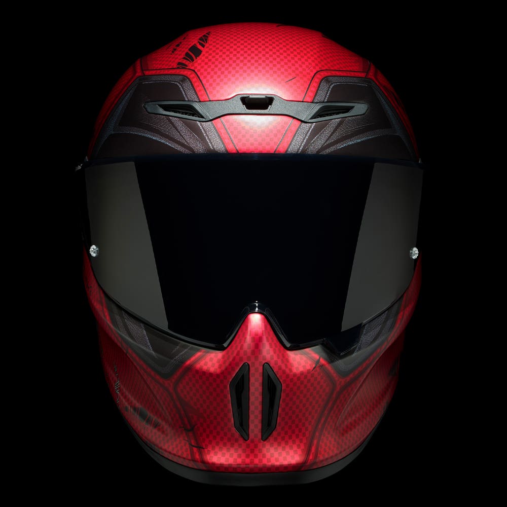値下げ交渉可 MARVEL フルフェイスヘルメット デッドプール Ruroc Ruroc EOX Marvel's Deadpool